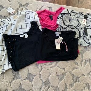 assortment of 5summer tops